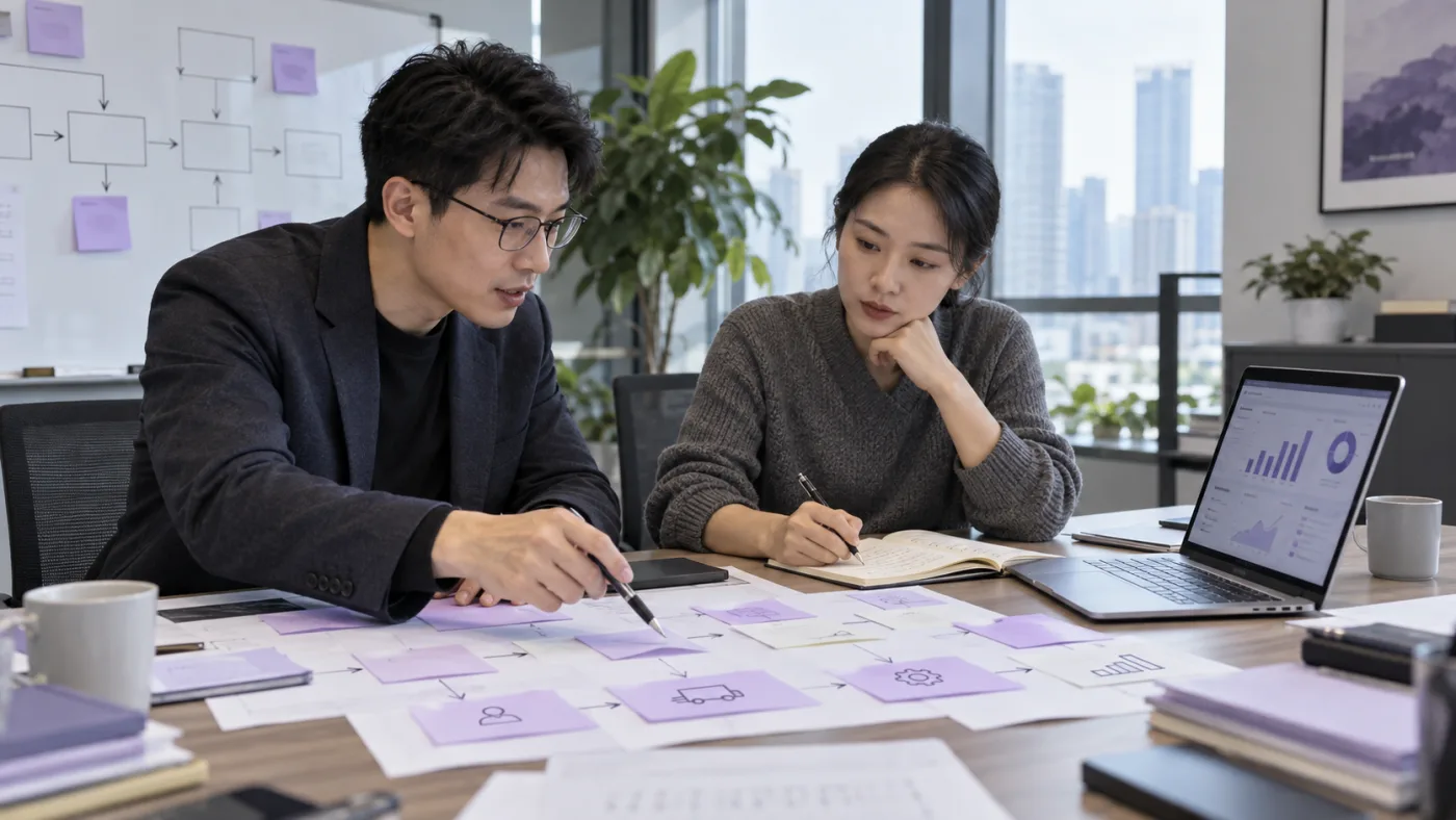 专业服务团队使用 AI 辅助梳理资料和工作流程